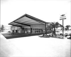 Torvick Chevrolet automobile dealership, Cloverdale, California, September 7, 1967