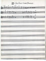 Musical score for "Screen Image Changes" 37, Bruce Herschensohn, 1964