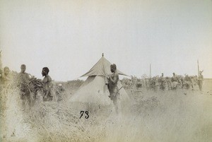 Camp of Coillard, on his way to Lealui, Zambia
