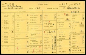 WPA household census for 128 EAST 32ND STREET, Los Angeles