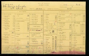 WPA household census for 2120 W 12TH STREET, Los Angeles