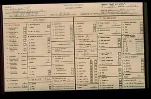 WPA household census for 823 W 98TH ST, Los Angeles County