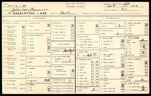 WPA household census for 3610 BARRINGTON AVE, Los Angeles County