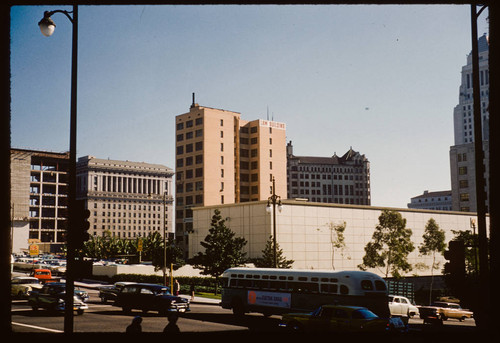 Civic Center seen from 1st and Hill Streets