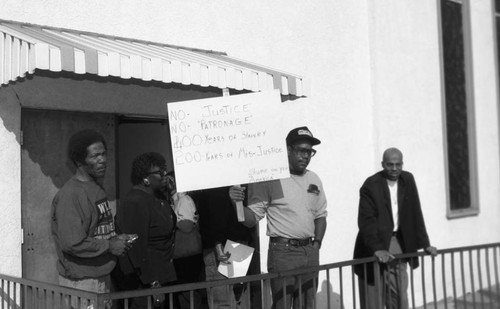 Man Demonstrating, Los Angeles, 1991