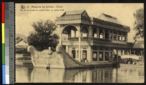 Summer Palace barge, Beijing, China, ca.1920-1940