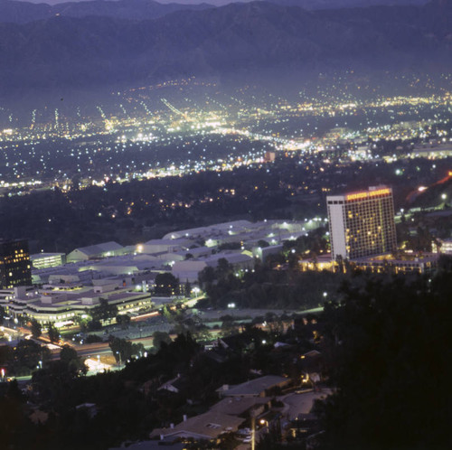 Universal Studios from Mulholland Drive