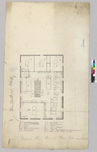 Ground plan, second floor, Valencia Street [The Bancroft Library, San Francisco]