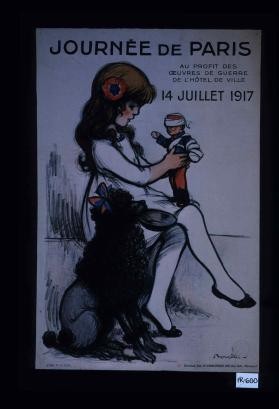 Journee de Paris au profit des oeuvres de guerre de l'Hotel de ville, 14 juillet 1917