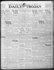 Daily Trojan, Vol. 22, No. 64, December 16, 1930