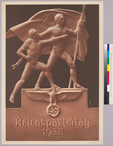 Reichsparteitag 1938. [statue's inscription]