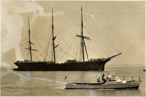 [Sailing ship "Pacific Queen" (also known as the "Balclutha")]
