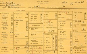 WPA household census for 248 N CHICAGO ST, Los Angeles