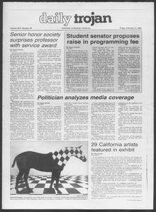 Daily Trojan, Vol. 95, No. 29, February 17, 1984