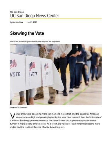 Skewing the Vote