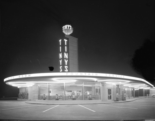 Exterior View of Tiny's Drive-In in San Jose