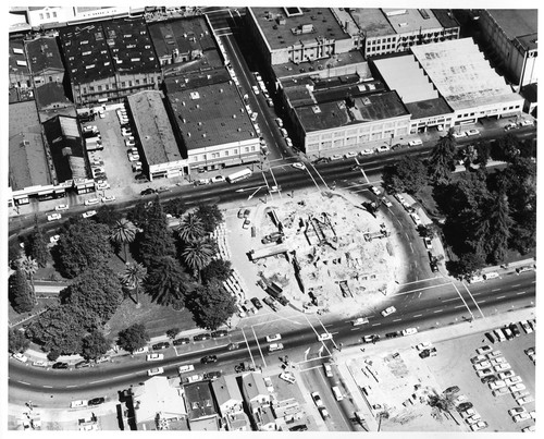 Aerial View of the Demolished Old San Jose City Hall Building