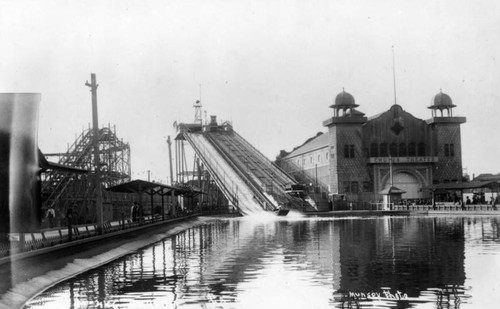 Chutes amusement ride and theater, view 1