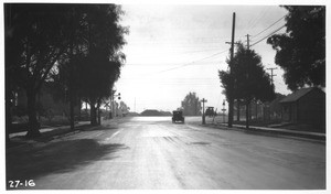 Garfield Avenue grade crossing, S.P. Main Line, Alhambra, Los Angeles County, 1927