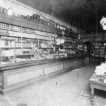 Interior of the Enos Brothers Grocery Story at 10th & O Streets