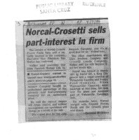 Norcal-Crosetti sells part-interest in firm