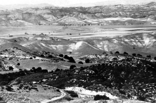 View of the El Escorpion Ranch property, 1993