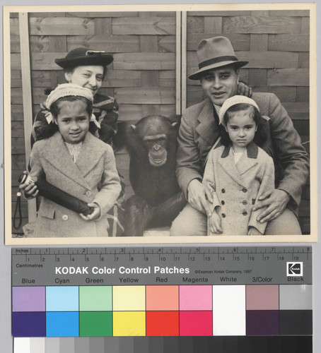 Ralph J. Bunche and family at the zoo