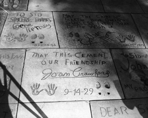 Footprints, Grauman's Chinese Theater