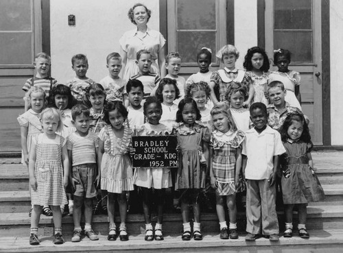 Bradley School Kindergarten class, [graphic]