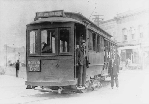 The Base Line Trolley, [graphic]