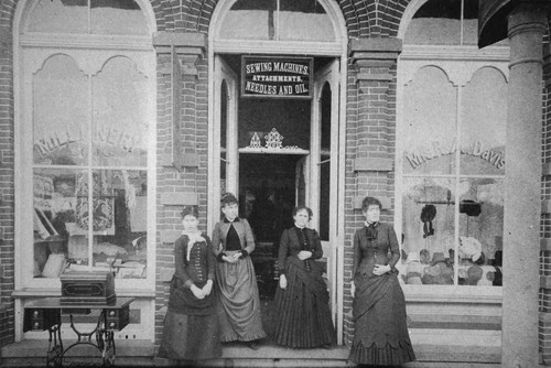 Mrs. R. A. Davis Millinery Shop, [graphic]