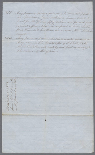 Ordinance Number 2, Town of San Jose [ca. 1855]