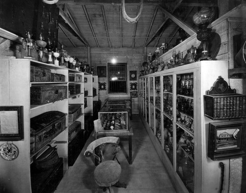 William Parker Lyon Pony Express Museum--Trunks and Kerosene Lamps