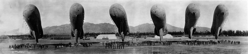 United States Army Balloon School at Ross Field--6 Balloon Panorama