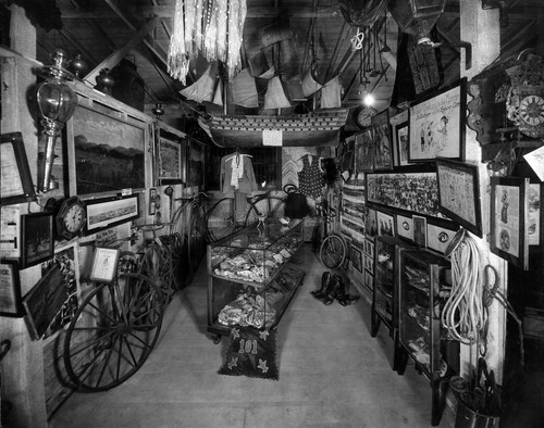 William Parker Lyon Pony Express Museum--Miniature Ship and Bicycles