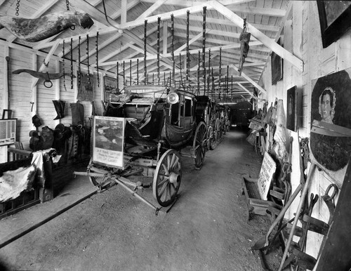 William Parker Lyon Pony Express Museum--Stagecoach and Wagon Shed