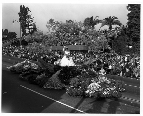 Pasadena Tournament of Roses Parade--Arcadia Float, 1963