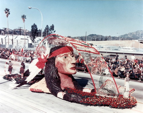 Pasadena Tournament of Roses Parade--Arcadia Float, 1975