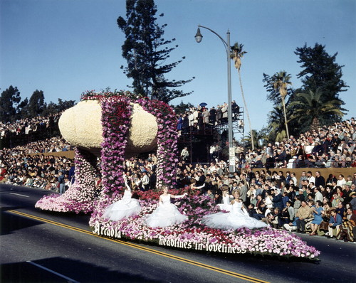 Pasadena Tournament of Roses Parade--Arcadia Float, 1965