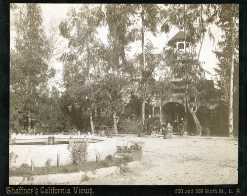 Elias J. "Lucky" Baldwin at the Queen Anne Cottage