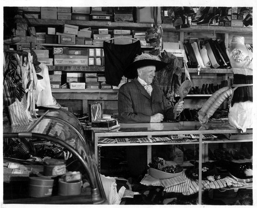 William Parker Lyon Pony Express Museum--Lyon in Ladies' Feathered Hat