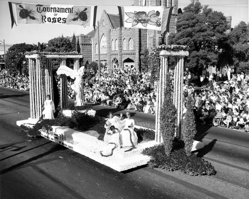 Pasadena Tournament of Roses Parade--Arcadia Float, 1964