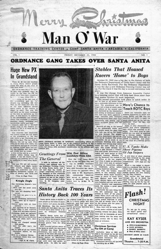 Man O' War newspaper, December 25, 1942