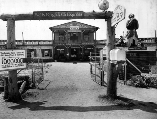 William Parker Lyon Pony Express Museum--Front Entrance