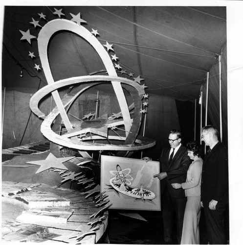 Pasadena Tournament of Roses Parade--Arcadia Float, 1972, "Stairway to the Stars"