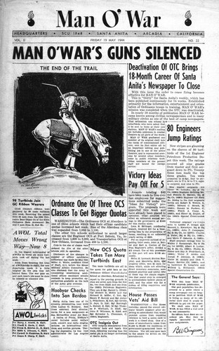 Man O' War newspaper, May 19, 1944