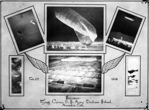 United States Army Balloon School at Ross Field--Flying Circus Program Souvenir