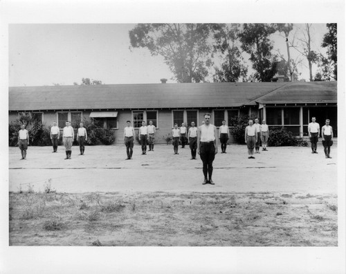 Ross Field, U.S. Army Balloon School Calisthenics Class