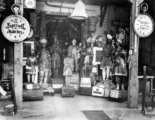 William Parker Lyon Pony Express Museum--Eight Storefront Figures