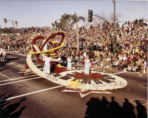 Pasadena Tournament of Roses Parade--Arcadia Float, 1972